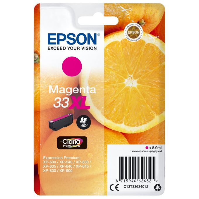 Epson cartuccia ink Arancia 33xl Magenta