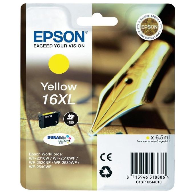 Image of Epson Cartuccia Ink Penna Cruciverba 16xl Giallo
