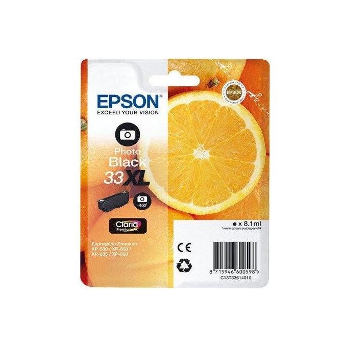 Image of Epson Cartuccia Nero-foto 33xl Arancia