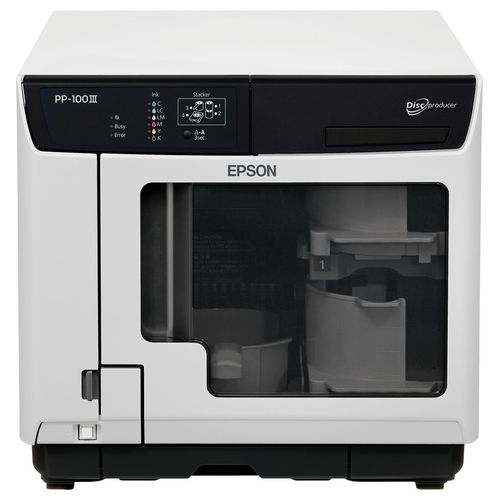 Epson Discproducer PP-100II Duplicatore di Disco Ottico 100 Copie Nero/Bianco