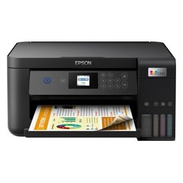 EPSON EcoTank ET-2850 stampante Multifunzione A4 (stampa, copia, scansione) USB, Wi-Fi, Wi-Fi Direct, display LCD 3,7 cm, serbatoi flaconi alta capacità, Epson Smart Panel, fronte/retro, Nero