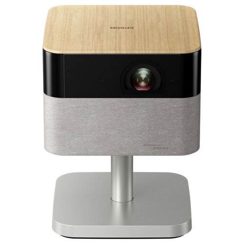 EF-72 Proiettore 4K, 1000 Lumen, 3LCD, Nero Quercia Argento