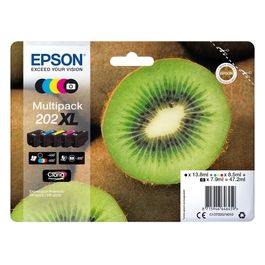 Epson Epson Multipack 202xl. Compatibilitã  Marca: Epson, Colori di Stampa: Nero, Ciano, Magenta, nero per Foto, Giallo, Prodotti Compatibili: Expression Photo Xp-6000, Xp-6005