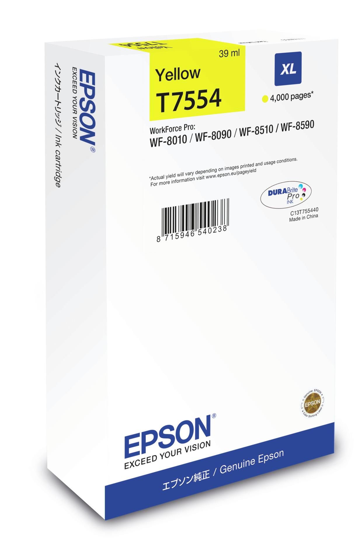 Epson Ink T7554 Giallo