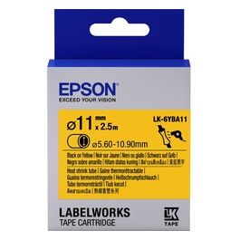 Epson LK-6YBA11 Nastro Hst Nero/Giallo 11mm