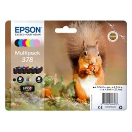 Epson Multipack 378 scoiattolo 6 Colori Capacità Standard per Xp-8500