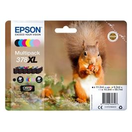 Epson Multipack 378xl scoiattolo 6 Colori Capacità Elevata per Xp-8500