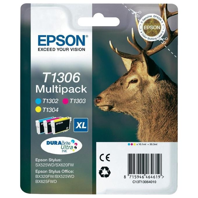 Epson multipack n.3 cartucce serie cervo-taglia xl