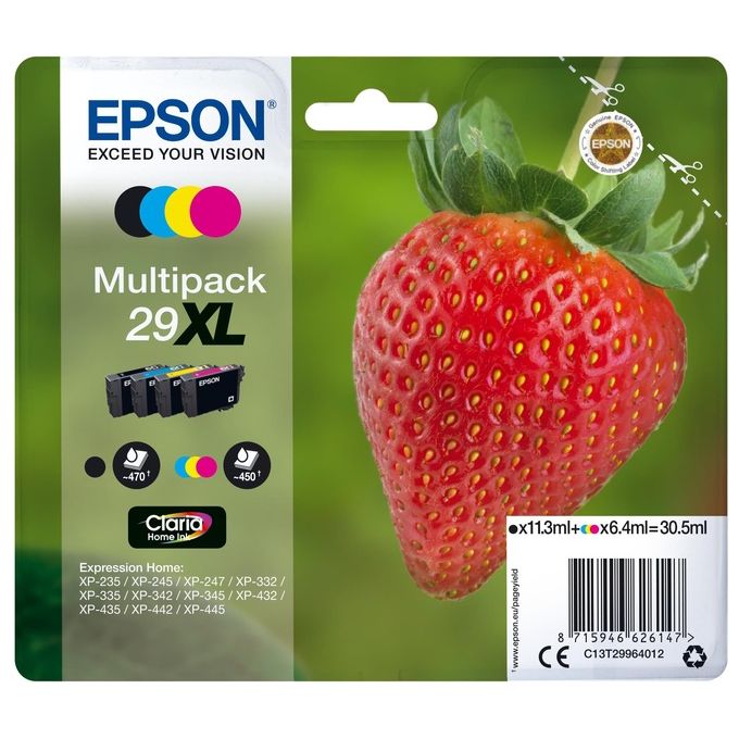Epson Multipack n.4 Cart. T29xl Fragola