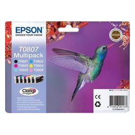 Epson Multipack (t080) 6 Colori Blister