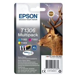 Epson Multipack T1306 Ciano Magenta Giallo Cervo