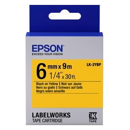 Epson Nastro Lk2ybp Pastel nero Giall6x9