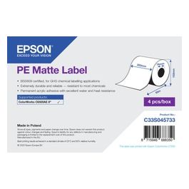 Epson Pe Etichette Matte Rullo Continuo 203mmx55mt