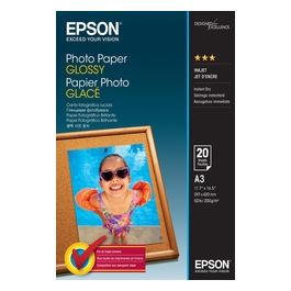 Epson Photo Paper Glossy A3 20 Fogli