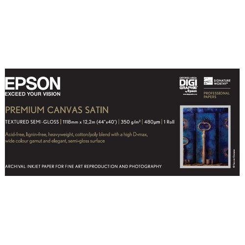 Epson premium canvas satin in rotoli da 111/8cmx12 19m