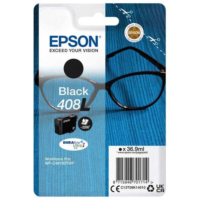 Epson Singlepack Black 408l Durabrite Ultra Ink