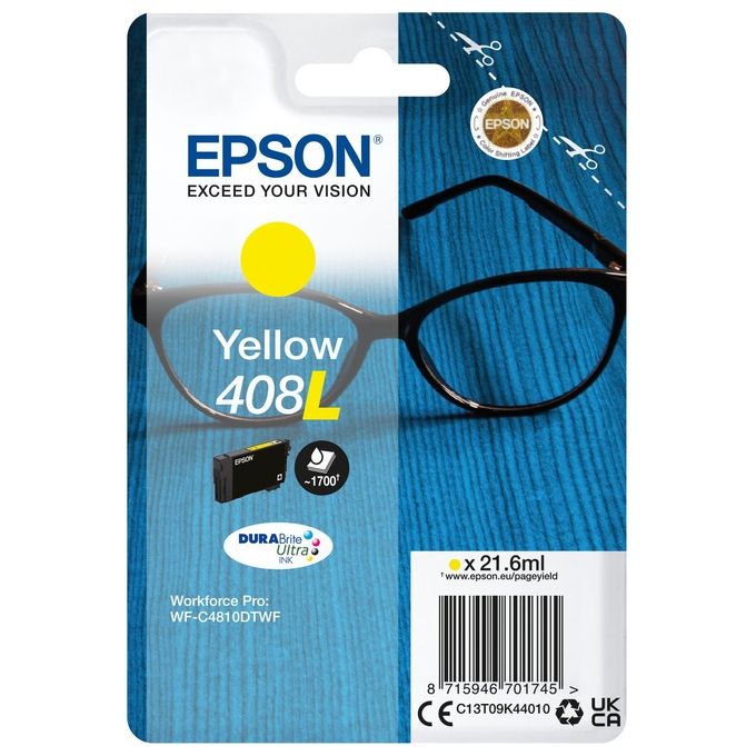 Epson Singlepack Yellow 408l Durabrite Ultra Ink