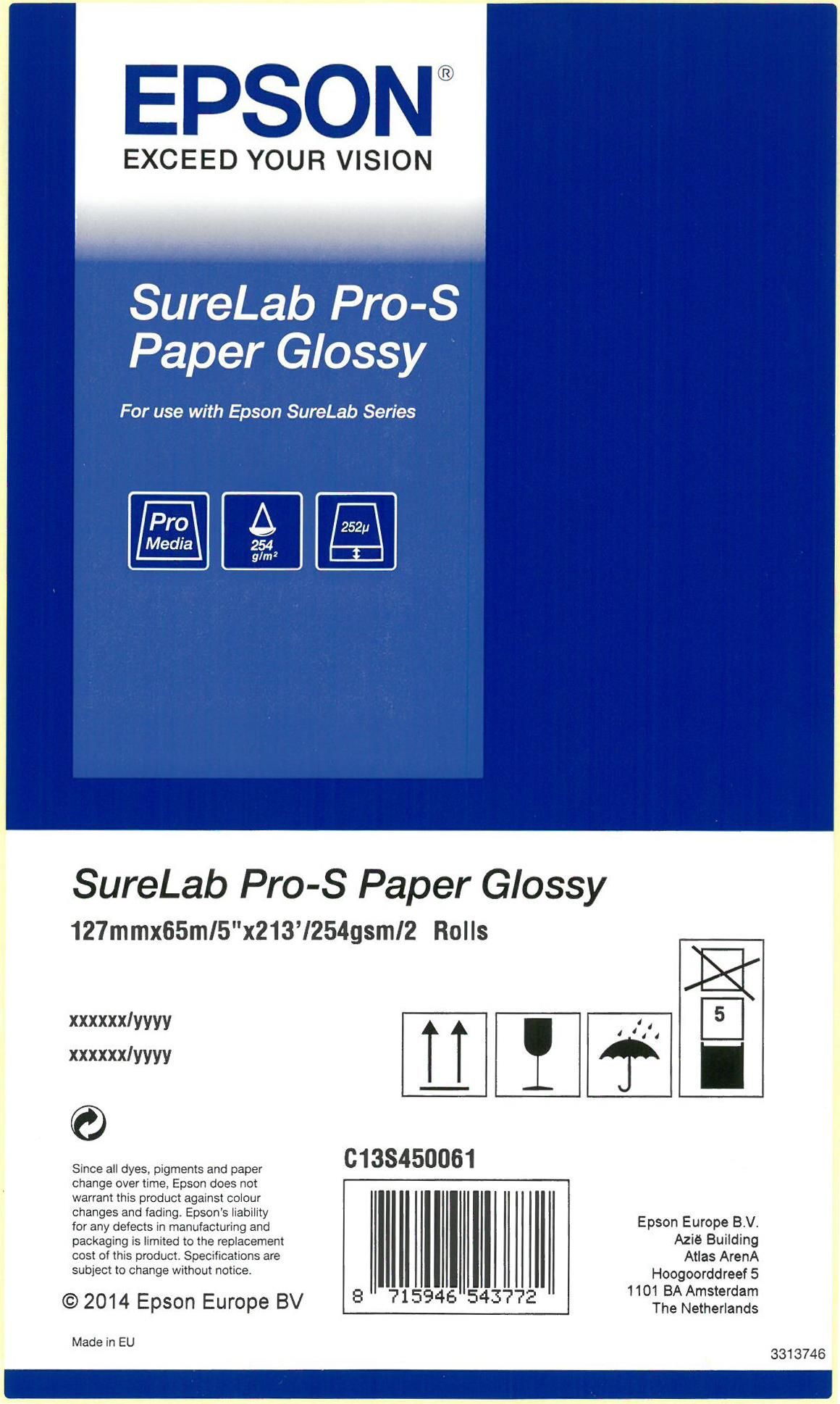 Epson Surelab Pro-s Paper