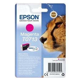 Epson T0713 5.5 ml magenta originale cartuccia dinchiostro per Stylus DX9400, SX115, SX210, SX215, SX218, SX415, SX515, SX610, Stylus Office BX310, BX610