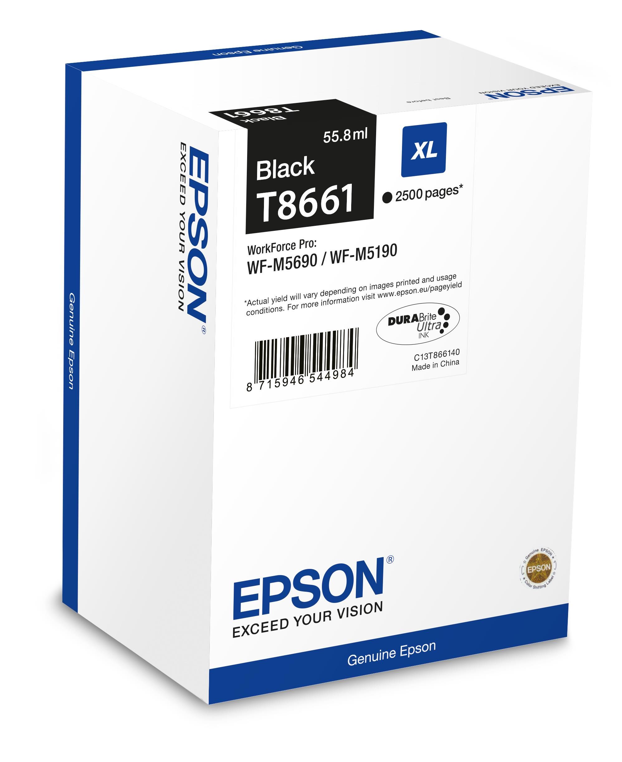 Epson T8661 Nero Ricarica