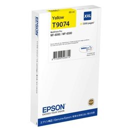 T9074 Misura XXL giallo originale cartuccia dinchiostro per WorkForce Pro WF-6090DW