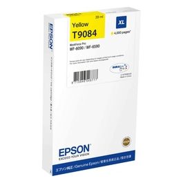 Epson T9084 Misura XL giallo originale cartuccia dinchiostro per WorkForce Pro WF-6090DW