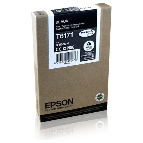 Epson tanica inch. pigmenti nero alta capacita durabrite ultra b-500dn