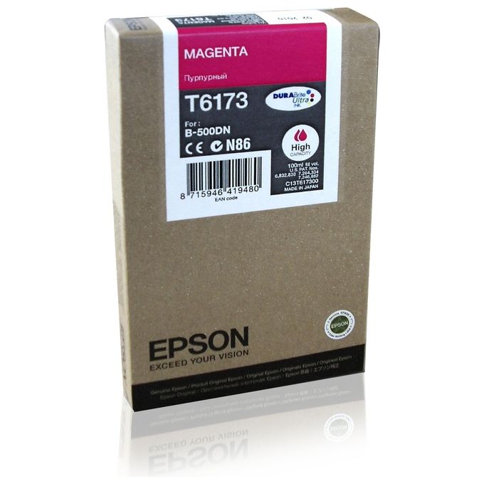 Epson tanica inch. pigmenti magenta alta capacita durabrite ultra b-500dn