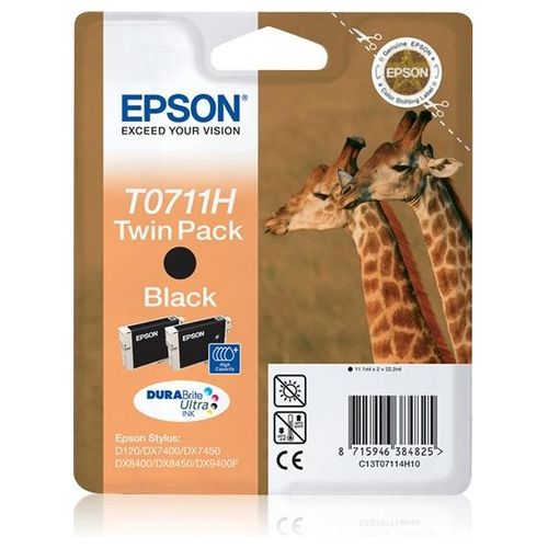 Epson Twin Pack T0711h 2 cartucce nero