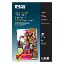 Epson Value Glossy Photo Paper Lucida Multicolore A4 50 Fogli