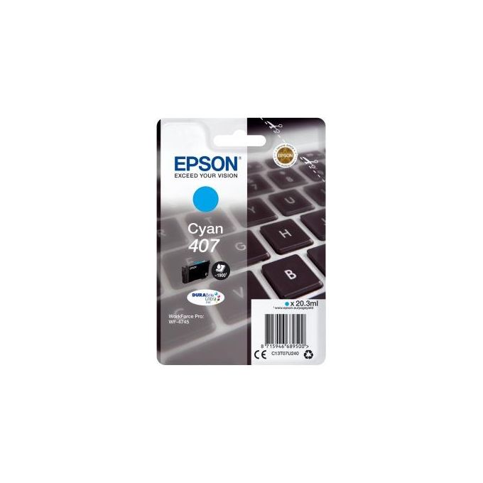 Image of Epson Wf-4745 Cartuccia d'Inchiostro Compatibile Ciano