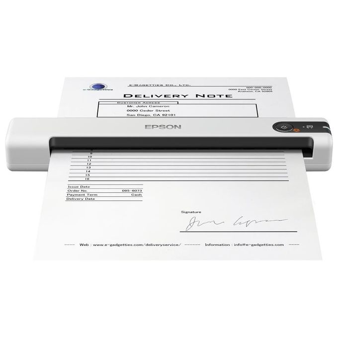 Epson Workforce Ds-70 Scanner Portatile A4 Sheetfed Usb A3 con Funzione Stitching
