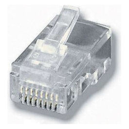 121151 Kit 100 Connettori RJ45 Cat6 Trasparenti