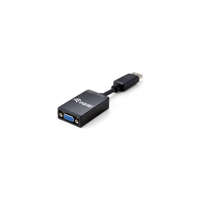 Equip 133435 Cavo di Interfaccia e Adattatore DisplayPort VGA Nero