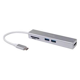 Equip 133480 Hub di Interfaccia USB 3.2 Gen 1 Type-C 5000 Mbit/s Argento