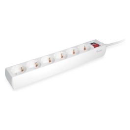 245552 Prolunga 1.5mt 6 Prese AC Interno Bianco