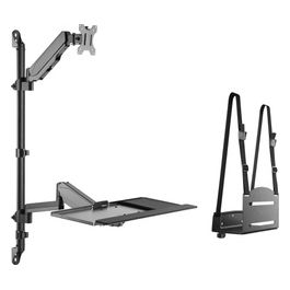 650170 Workstation per Monitor Singolo da 17"-32" Montaggio a Parete