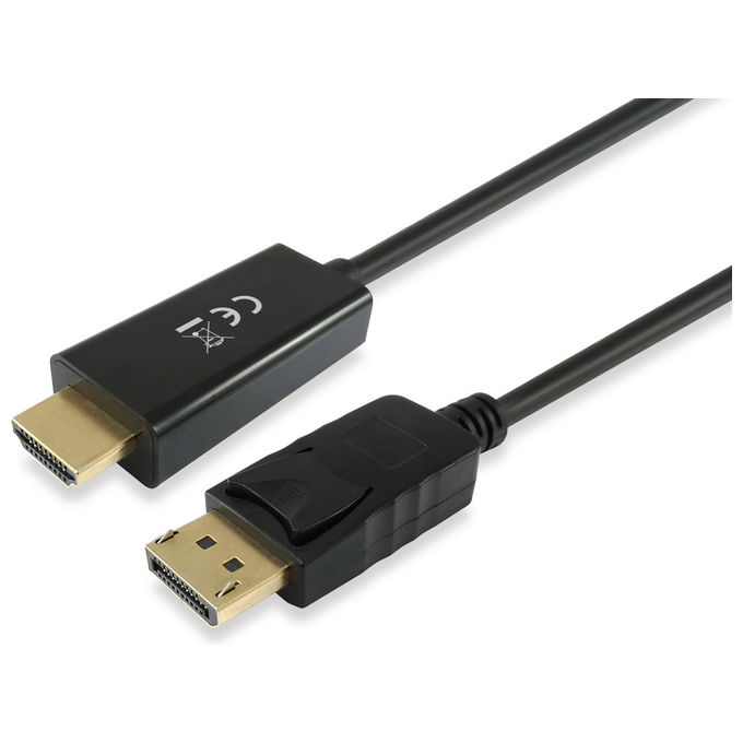 Equip Cavo Adattatore DisplayPort a HDMI 5m 4K 10,2 Gbit-s Nero per PC e TV