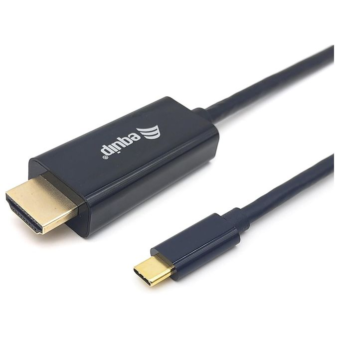 Equip Cavo e Adattatore Video 2mt Usb Tipo-c Hdmi Tipo a (Standard) Nero