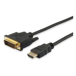 Cavo HDMI a DVI-D 3m Bidirezionale Nero Connettori Maschio Placcati Oro