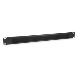 Pannello Rack 1U Nero Spazzolato Porta Accessori 327413