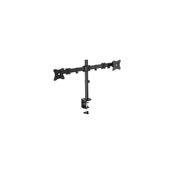 Image of Equip Staffa per Doppio Monitor da Tavolo 13''-27'' Vesa fino a 100x100 Rotazione 360