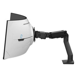 Braccio Monitor HX Con Morsa Nero Fino A 57 Pollici