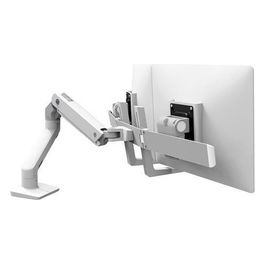 HX Desk Dual Monitor Arm Kit Montaggio per 2 Monitor fino a 32'' Bianco