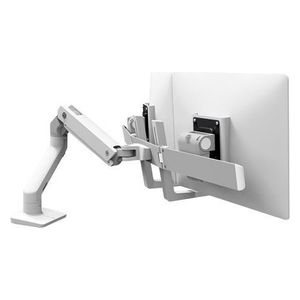 Ergotron HX Desk Dual Monitor Arm Kit Montaggio per 2 Monitor fino a 32'' Bianco