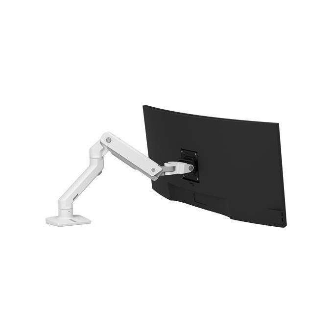 Ergotron HX Desk Monitor Arm Kit Montaggio su Tavolo per Monitor fino a 42" Bianco