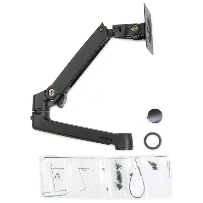 Ergotron Lx Dual Stacking Arm Extension and Collar Kit Matte Black