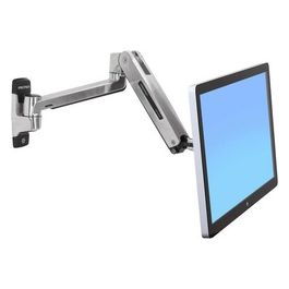 LX HD Montaggio a Parete per Display Lcd FIno a 46" in Alluminio Lucidato