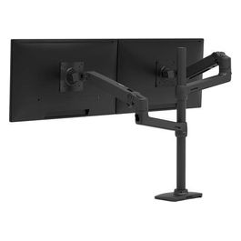 Ergotron Lx Kit Montaggio Perno Verticale Alto Braccio a Doppio Impilamento Per 2 Display Lcd Nero Opaco Dimensione Schermo: Fino a 40" Montabile Su Desk