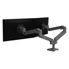 LX Pro Supporto TV Scrivania, Grigio scuro, 27 pollici